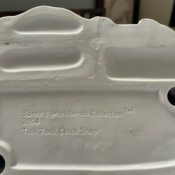 Ceramic Christmas House with clock tower - Picture 4 of 5